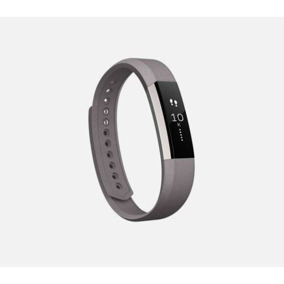 Fitbit Large Grey Alta Genuine Leather Band Replacement Accessory New in Box! - Picture 4 of 5